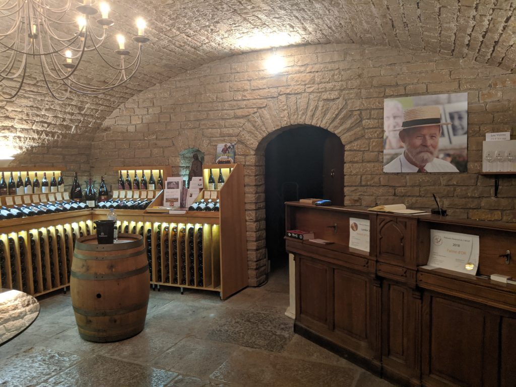 Weinkeller der Domaine Montmain