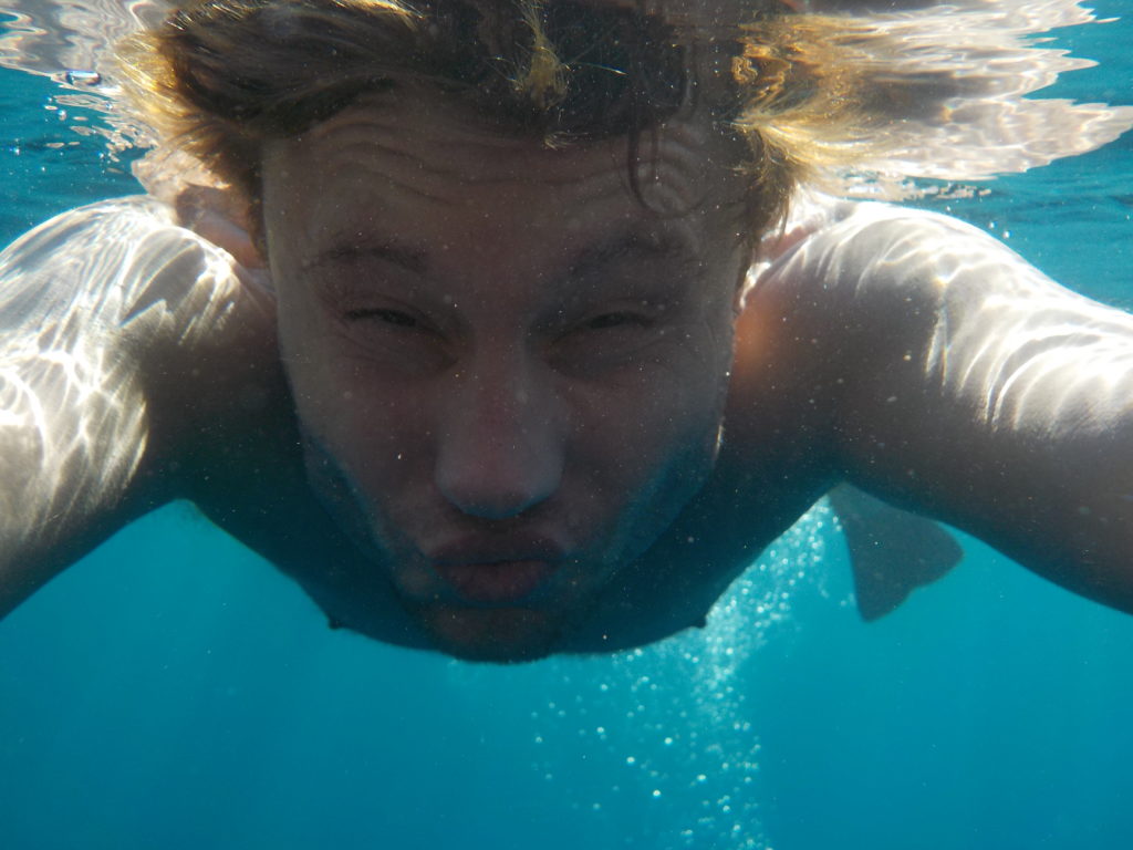 Selfie im Wasser