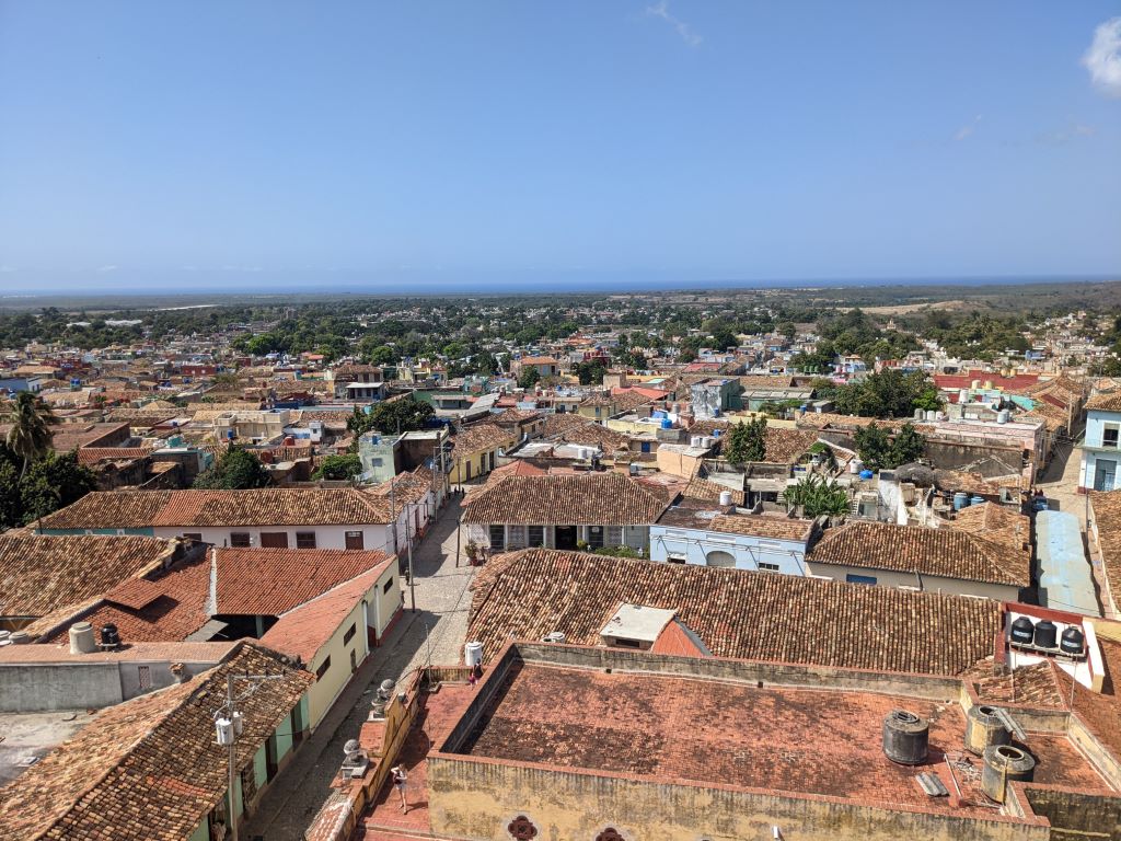 Blick von einem der Glockentürme auf Trinidad