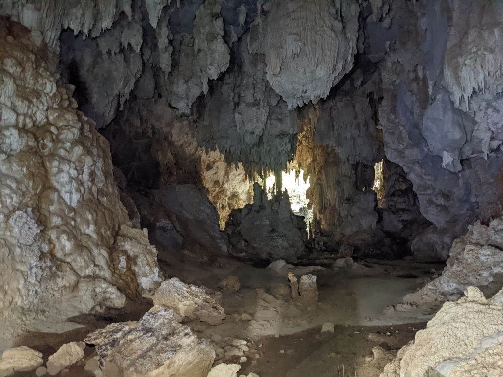 Blick Richtung Ausgang der Höhle